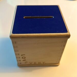 Lovevery Wooden Coin Bank and Coins